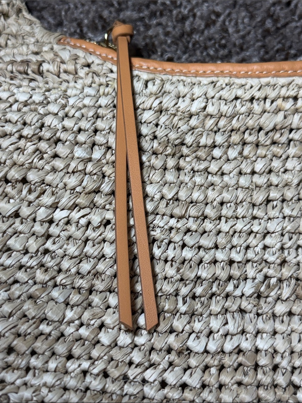 POOLSIDE| The Josie Shoulder Bag in Mixed Natural Raffia| Revolve - Picture 12 of 12